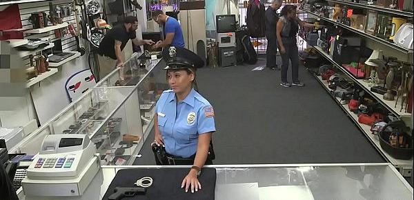  Ms. Police Officer Wants To Pawn Her Weapon - XXX Pawn